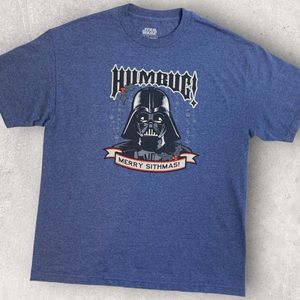 Darth Vader Star Wars Merry Sithmas Blue T-Shirt - Men’s XL